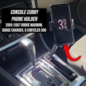 Console Cubby Phone Mount for 2005-2007 Chrysler 300 & Dodge Charger / Magnum