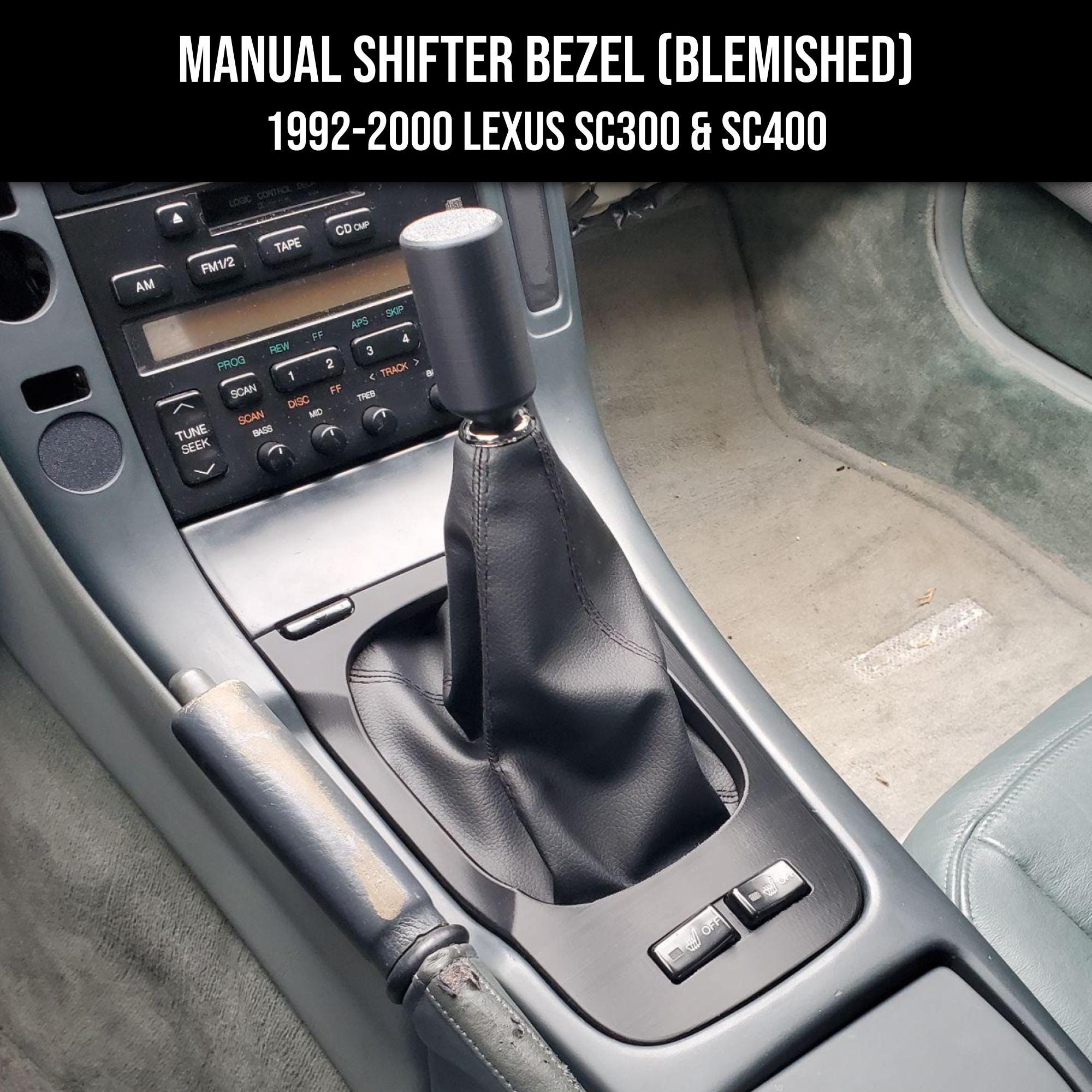 BLEMISHED Manual Transmission Shifter Bezel for 1992-2000 Lexus SC