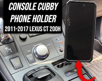 2011-2017年式レクサスCT200h用コンソール収納型携帯電話ホルダー