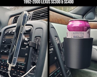 Modular Phone Mount & Cupholder for 1992-2000 Lexus SC300 / SC400
