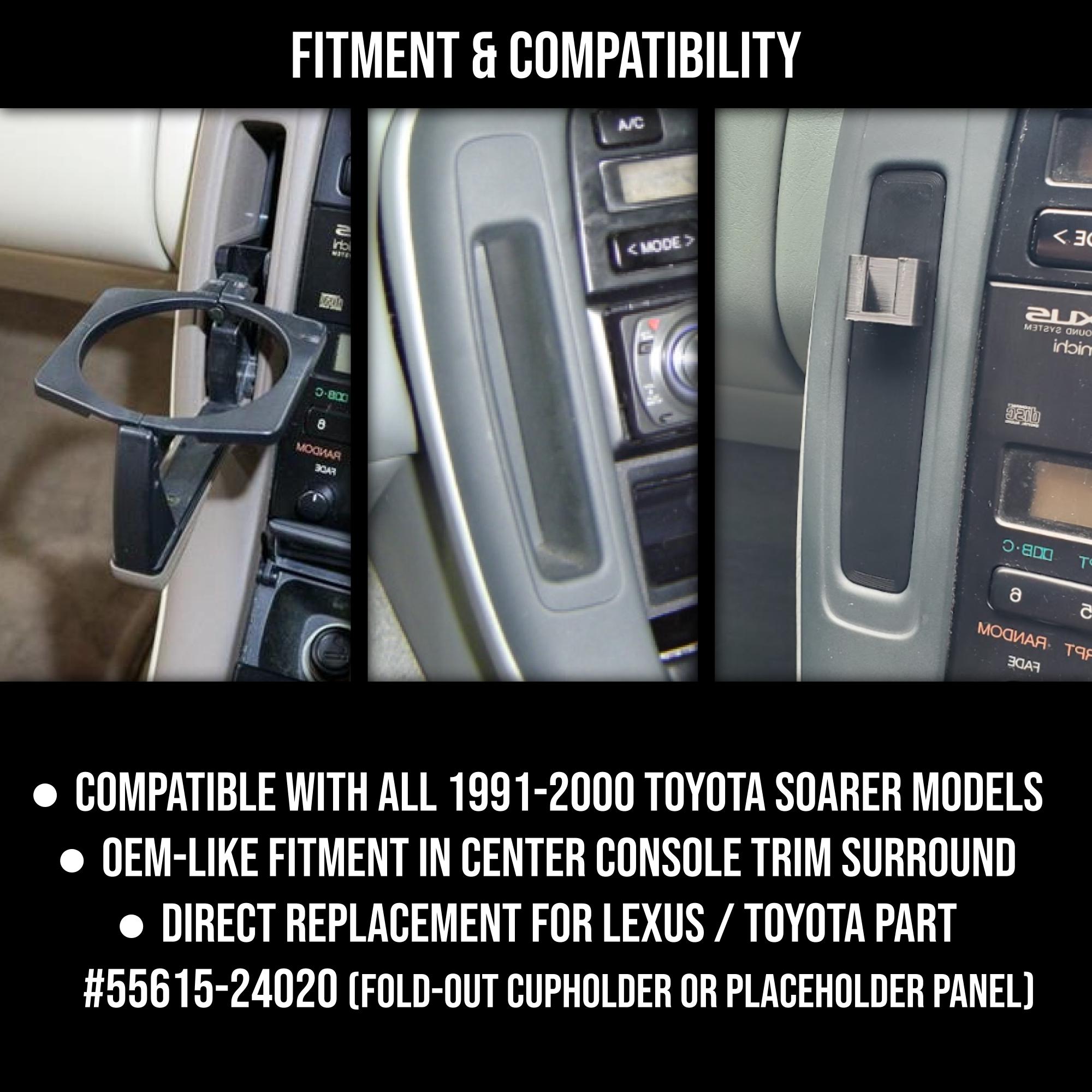 Modular Phone Mount & Cupholder for 1991-2000 Toyota Soarer - Etsy