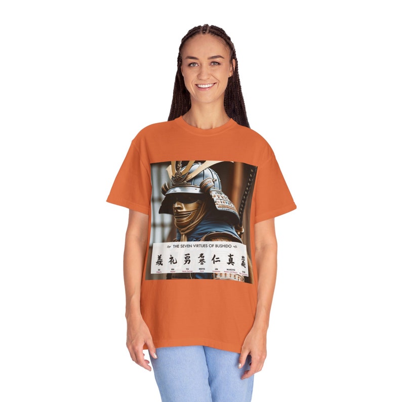 Bushido (v2)asian Inspired, Japanese Graphic Tee, Custom Design Art ...