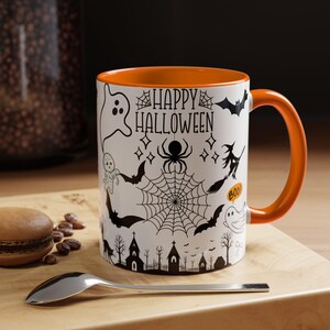 Halloween Coffee Mug: Spooky Decor - Trick or Treat Boo Mug