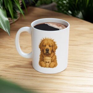 Ceramic Mug with Dog Design, Perfect Gift for Dog Lovers and Pet Owners, Cute Coffee Cup, Animal-Inspired Drinkware, Ideal for [...]