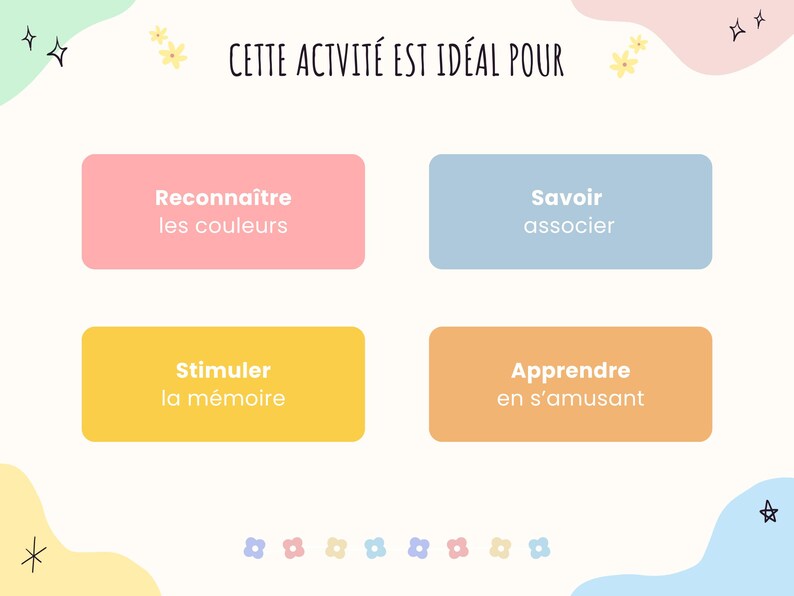 Cartes pour apprendre les couleurs, jeu carte Montessori initiation aux couleurs, activité enfants maternelle, IEF, téléchargement numérique image 7