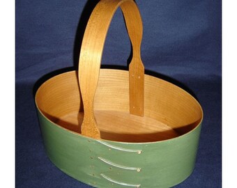 No. 5 Cherry Fixed Handle Shaker Carrier - Painted in Green