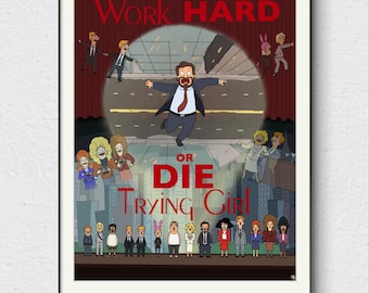 Poster Work Hard or Die Trying