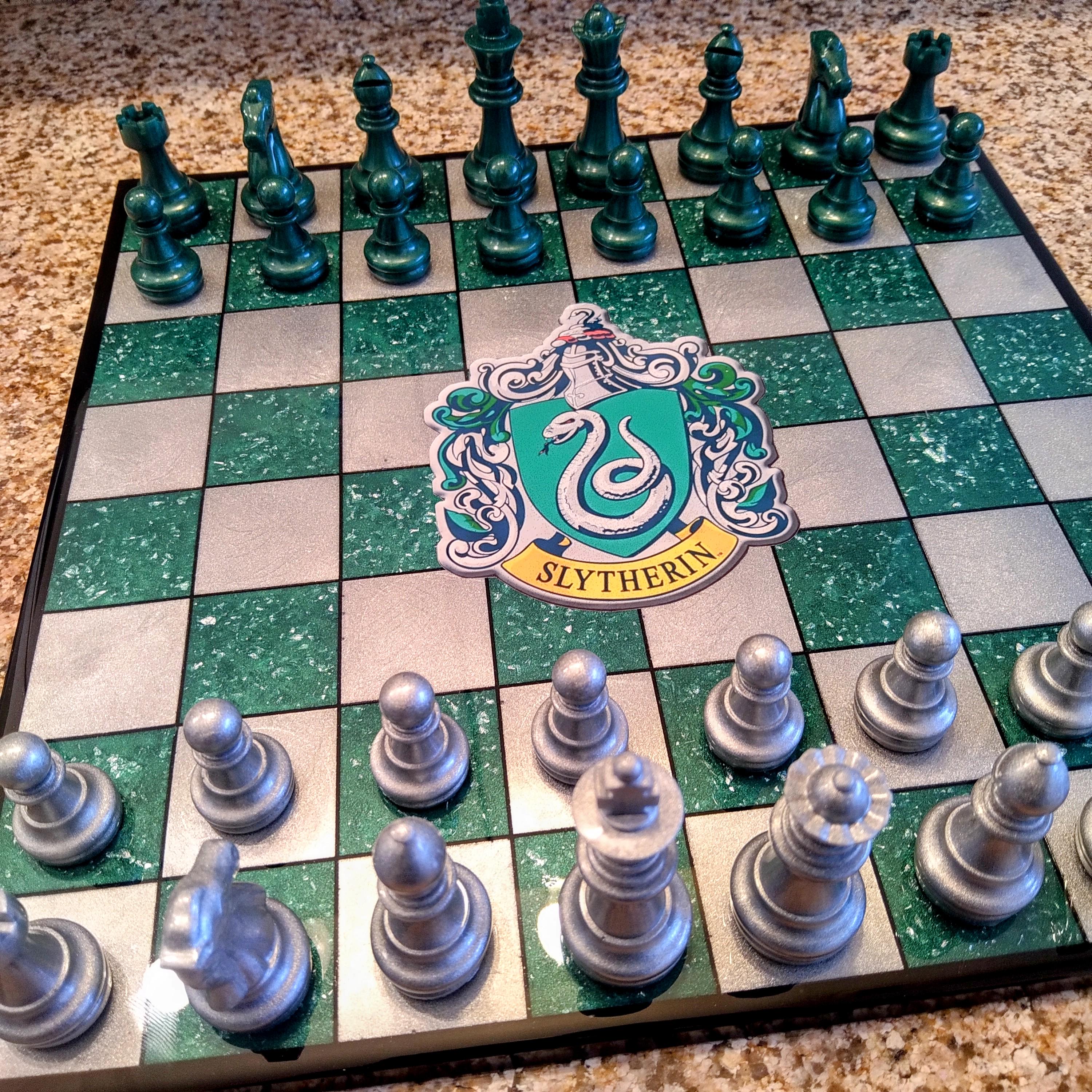 Personalized Resin Chess Set – Handmade with Custom Names or Logos - Thumbnail 6