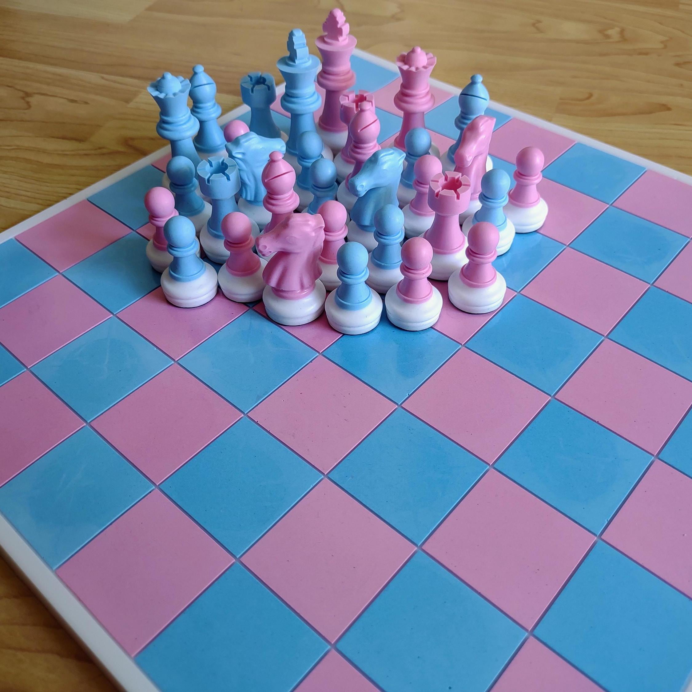 Custom Resin Chess Set – Handmade Personalized Game - Thumbnail 2