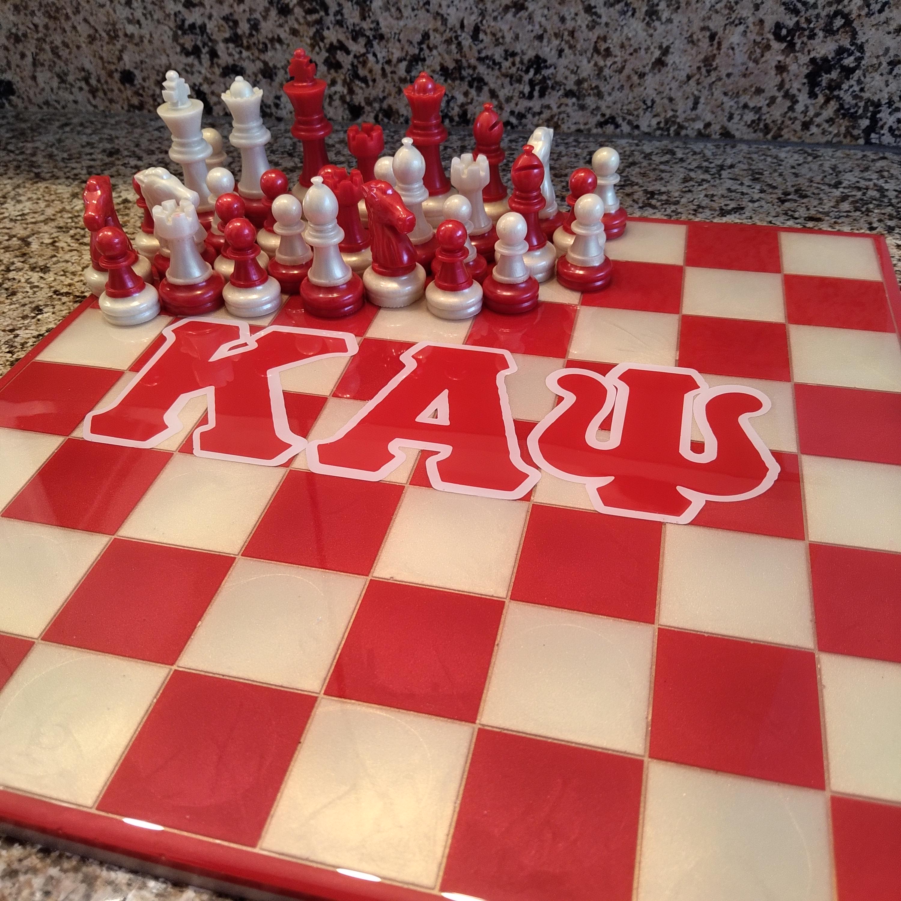 Personalized Resin Chess Set – Handmade with Custom Names or Logos - Thumbnail 3
