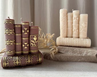 LIVRE - Bougie décorative, bougie livre, amoureux des livres, idée cadeau, booktok, cadeau pour les amoureux des livres