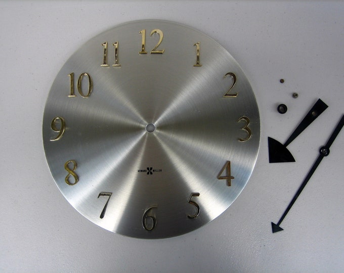 Vintage Howard Miller Clock Face and Hands Mid Century Clock Etsy