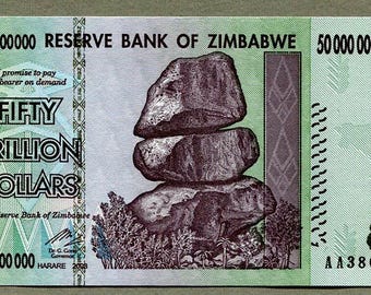Zimbabwe: 50 biljoen