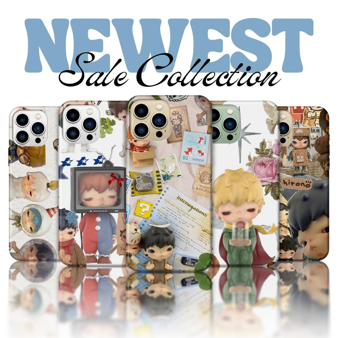 Hirono Phone Case, New Figures Themed, Japanese Cute Characters Collage Aesthetic | iPhone 16 15 14 13 12, Samsung S24 and More - Etsy Hirono Phone Case, New Figures Themed, Japanese Cute Characters Collage Aesthetic | iPhone 16 15 14 13 12, Samsung S24 and More - Etsy