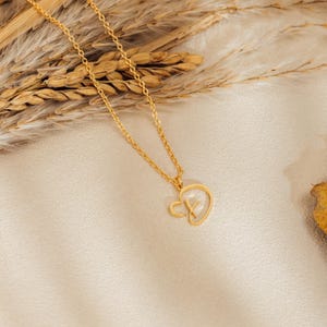 Personalisierte Initialenkette für Frauen, Vergoldete zierliche Buchstabenketten, Trendy personalisierte Geschenke für Sie, Hochzeitsgeschenke, Muttertagsgeschenke