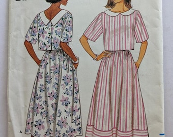 Butterick 3811 裁縫パターン：ミセス用トップス、スカート、ドレス（サイズ14-16-18）