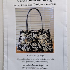 The Buckle Bag Handbag Pattern by Leesa Chandler Designs Australia