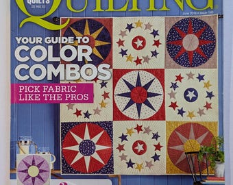 Patchwork Quilting Magazine: Better Homes & Gardens, juni 2016 (Mönsterark ingår)