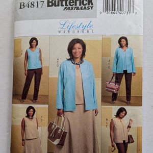 Butterick Modello Di Cucitura B6891KK – Abito Taglie Forti (26W-32W), Collezione Estiva, Spedito Dal Regno Unito - 3