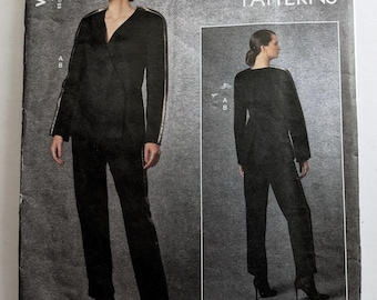 Vogue V1666 Guy Laroche Designer Sewing Pattern Jacket Tapered Pants Size 14-22 UNCUT