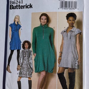 Butterick B6241 - Cartamodello per abito sopra il ginocchio da donna, taglia 14-22, non tagliato