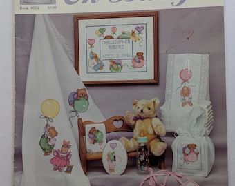 Oh Baby Counted Cross Stitch Designs Booklet by Lori Birmingham Baby Themed Cross Stitch Designs