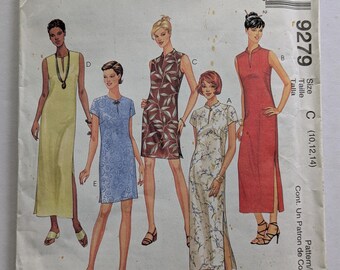 McCalls Easy Sewing Pattern 9279: Womens Dress, Size 10-14 (UNCUT)