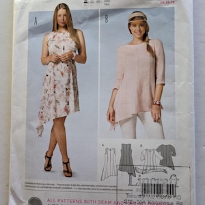 Burda Young Sewing Pattern 6790 Womens Girls Dress or Tunic Size 16-28 Uncut