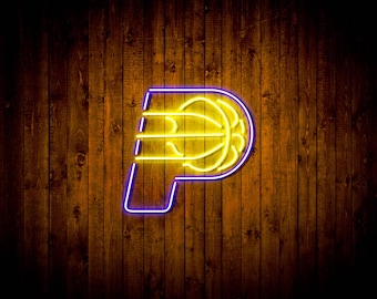 Indiana Pacers Handmade LED Neon Light Sign for Wall Decor Man cave Bedroom,Christmas gifts, gifts for him