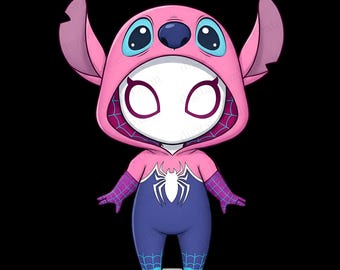 Spiderman PNG Clipart | Digital Download | High-Resolution Transparent Background | Sublimation & Craft Use | Ghost Spider | Stitch Angel