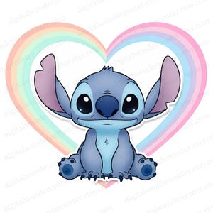 Clipart PNG Stitch / Download digitale / Sfondo trasparente ad alta risoluzione / Sublimazione e uso artigianale