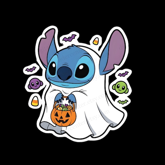 スティッチ ハロウィン PNG クリップアート | デジタルダウンロード