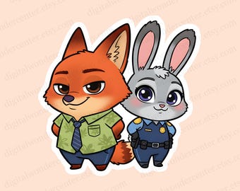 Nick Judy PNG Clipart | Digital Download | High-Resolution Transparent Background | Sublimation & Craft Use | Zootropolis Cute picture
