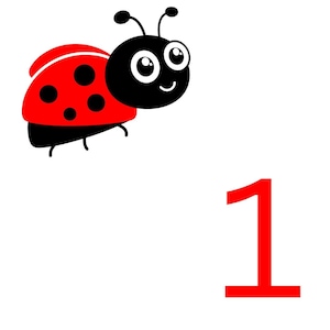 Cartes-éclair numériques à imprimer - 1 à 10 - Ressources éducatives pour EYFS, SEN et la petite enfance. Activité pour les tout-petits et les enfants d'âge préscolaire