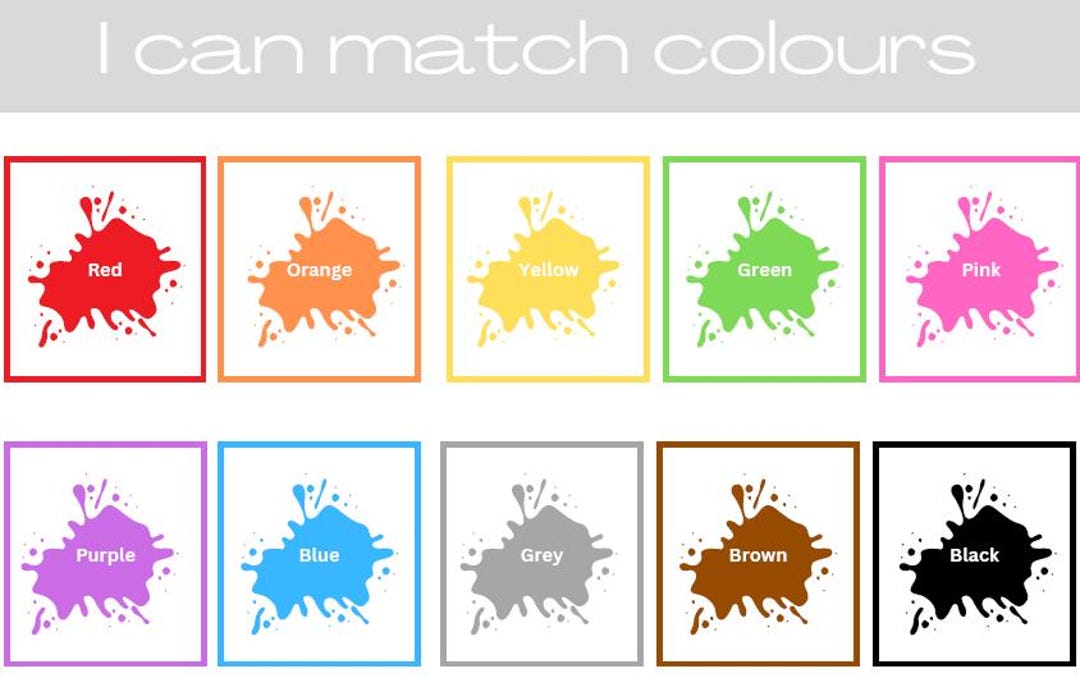 PRINTABLE Colour Matching Activity - Educational Resources for EYFS ...