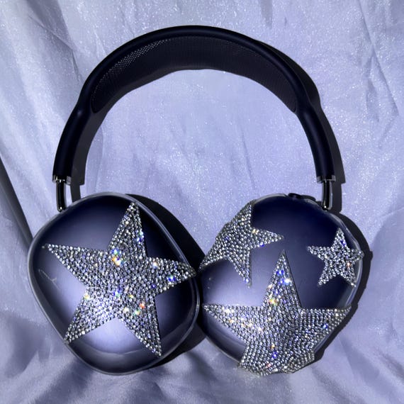 Handmade Rhinestone Star Airpods Max Covers: Y2K Headphone