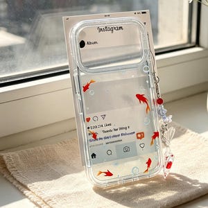 Koifisk genomskinligt gradientskal för mobilen, estetiskt skyddande skal med lycklig guldfisk, söt bubblor och stjärndesign, mjukt silikonskal heltäckande