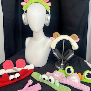 Housses de serre-tête personnalisées,Airpods Max,Sony XM4/5,Accessoires d&#39;Halloween,Dessins d&#39;animaux mignons,Cadeaux de Noël pour elle.