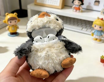 Cute Crochet Penguin Airpods Case, Airpods pro Airpods pro2/3 Airpods4/3/2/1 Cover
