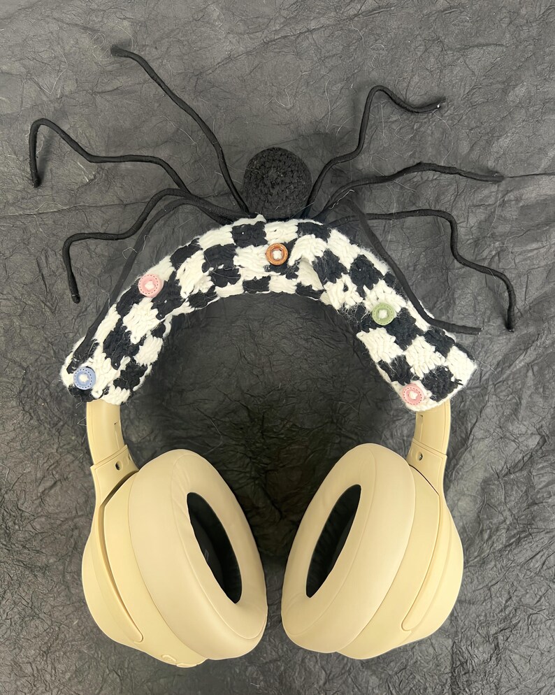 Handvirkat spindelfodral till hörlurar: Airpods Max, Sony XM-serien bild 5