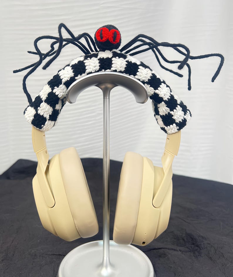 Handvirkat spindelfodral till hörlurar: Airpods Max, Sony XM-serien bild 4