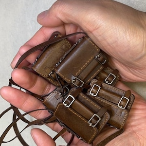 Puppentasche für Blythe, Pullip, Momoko, Barbie, QBaby, BJD - Miniatur-Handtasche für Puppen - 1:6 handgefertigtes Accessoire