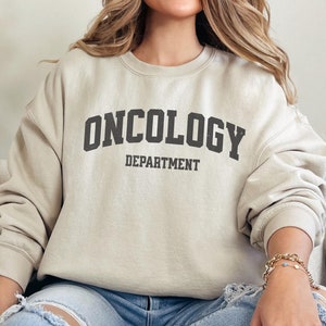 Onkologie-Abteilung - Sweatshirt: Krebs-Krankenschwester-Pullover