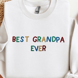 Sweatshirt beste opa ooit, Vaderdagshirt, grappig verjaardagscadeau opa, unieke cadeaus voor opa, cadeau voor papa, oma, opa-trui