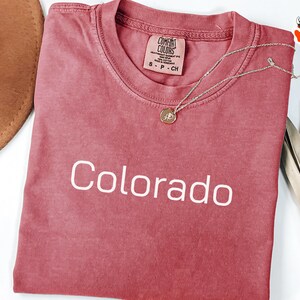 Comfort Colors Colorado Shirt: Mountain Hike Tee