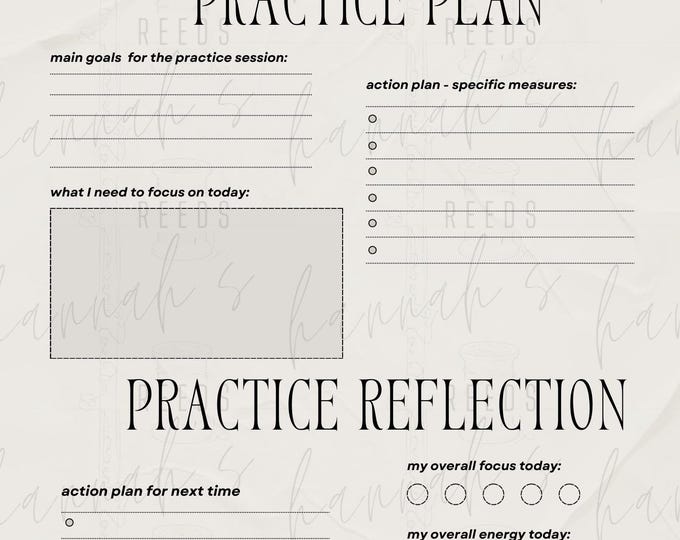 Practice Planner and Tracker