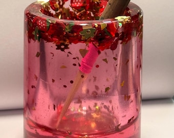 Strawberry Fields Reed Soaker Jar