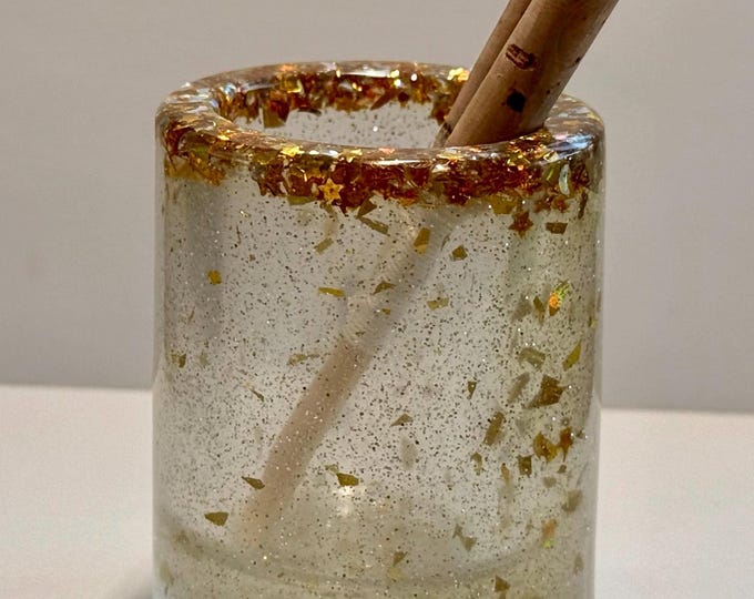 Lunar Glow Shot Glass / Reed Soaker Jar