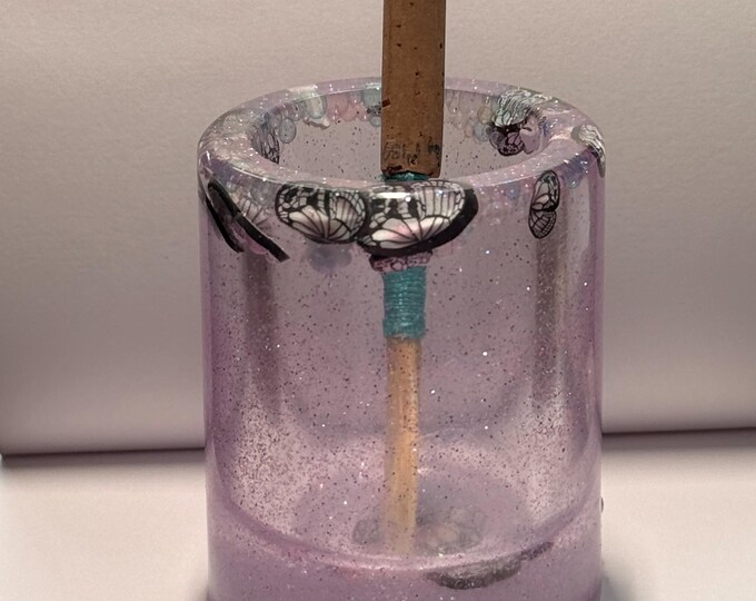 Butterfly Gardens Shot Glass / Reed Soaker Jar