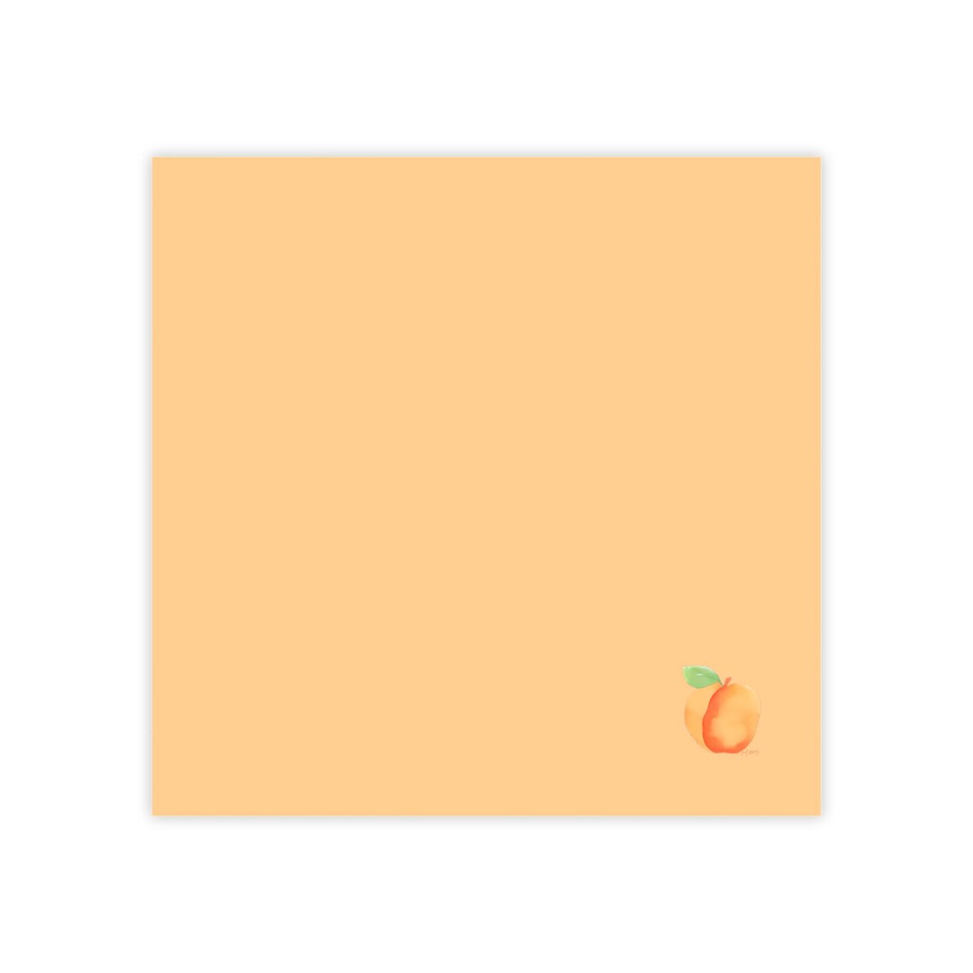 Just Peachy Post-it® Note Pads - Etsy